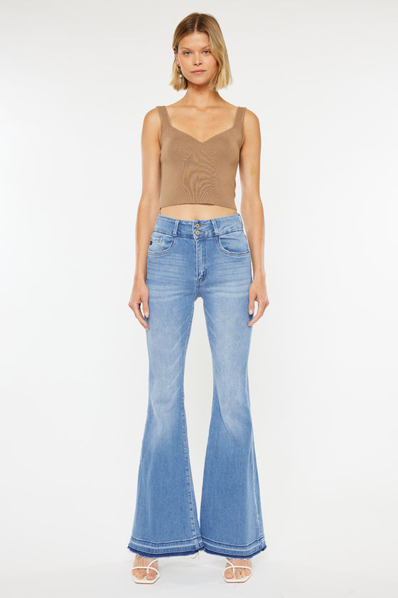 Cinthia Ultra High Rise Super Flare Jeans - Official Kancan USA