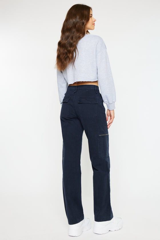 Jainie High Rise Straight Jeans - Official Kancan USA