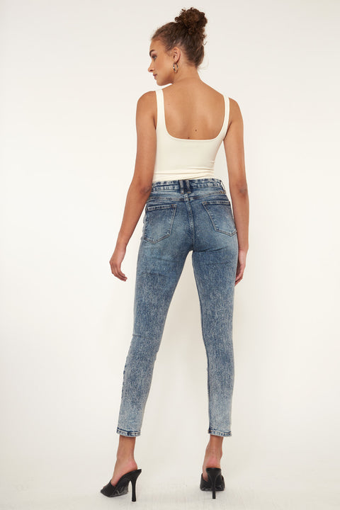 Kiera High Rise Cigarette Leg Jeans - Official Kancan USA