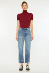 Michelle High Rise Slim Straight Leg Jeans