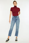 Michelle High Rise Slim Straight Leg Jeans