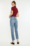 Michelle High Rise Slim Straight Leg Jeans