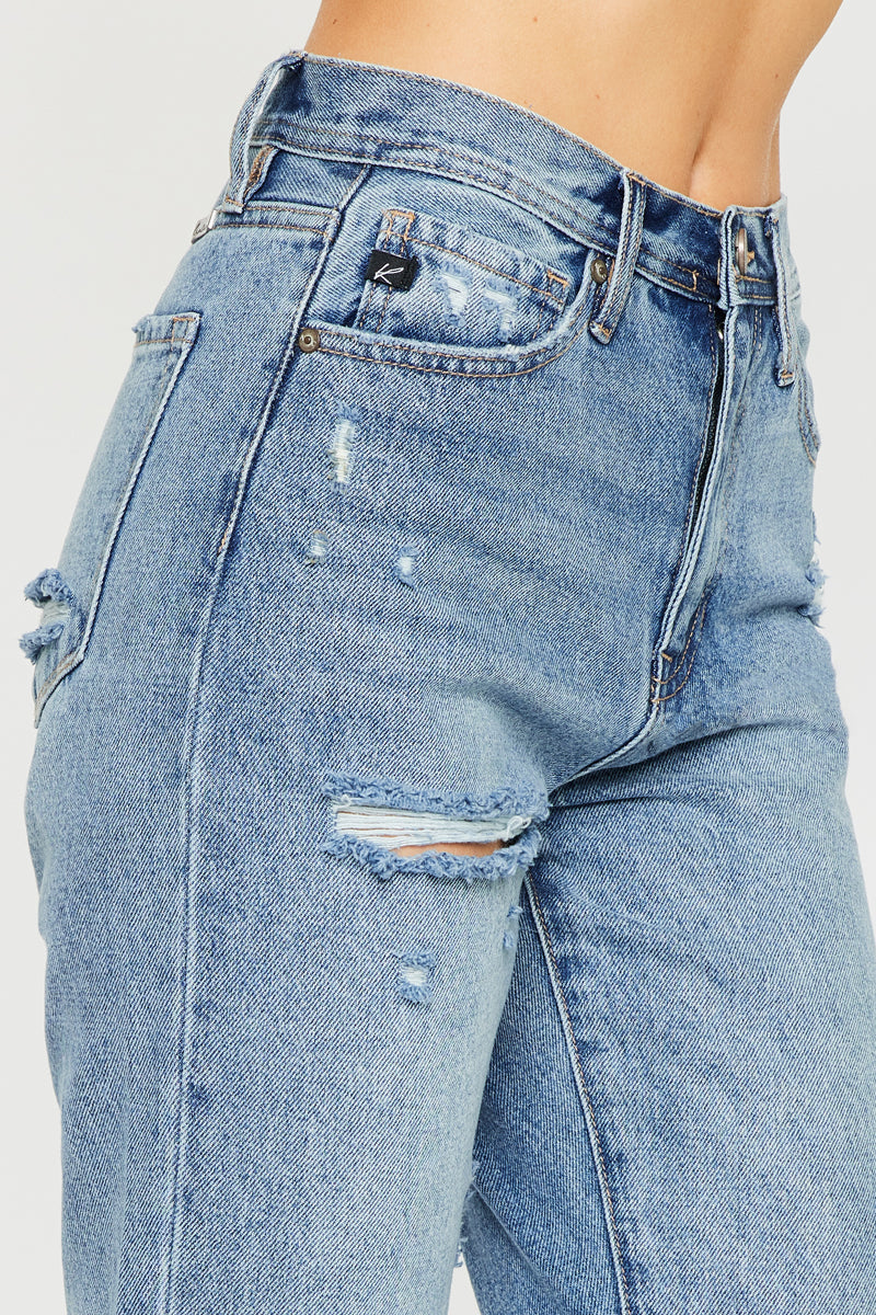 Michelle High Rise Slim Straight Leg Jeans – Official Kancan USA