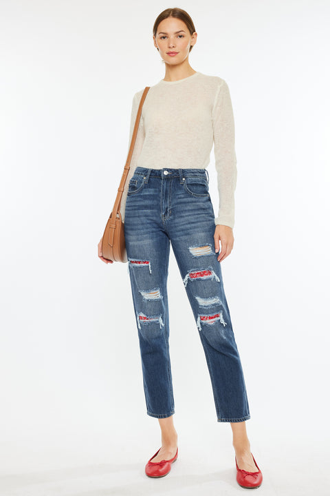 Elsa High Rise Mom Jeans