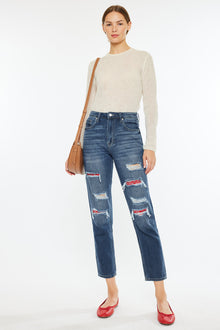  Elsa High Rise Mom Jeans