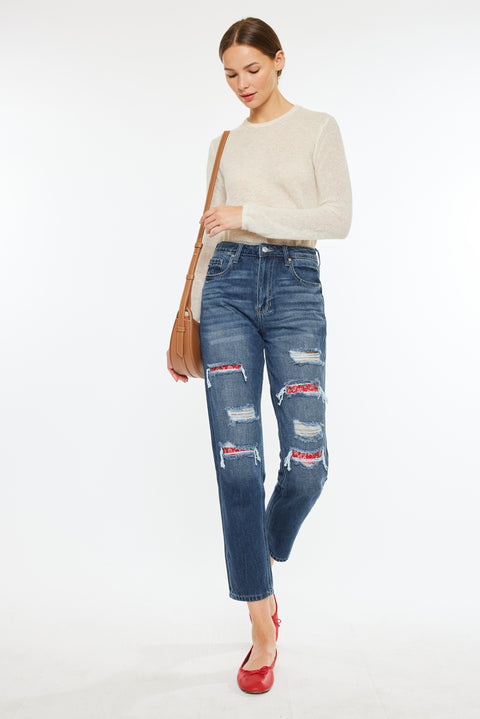 Elsa High Rise Mom Jeans