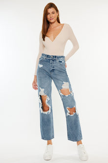  Sylvie Ultra High Rise 90's Boyfriend Jeans - Official Kancan USA