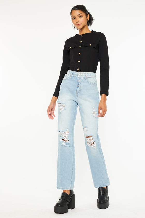 Paula 90's Straight Fit Leg Jeans