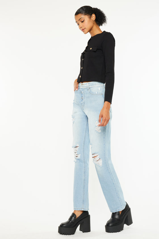 Paula 90's Straight Fit Leg Jeans