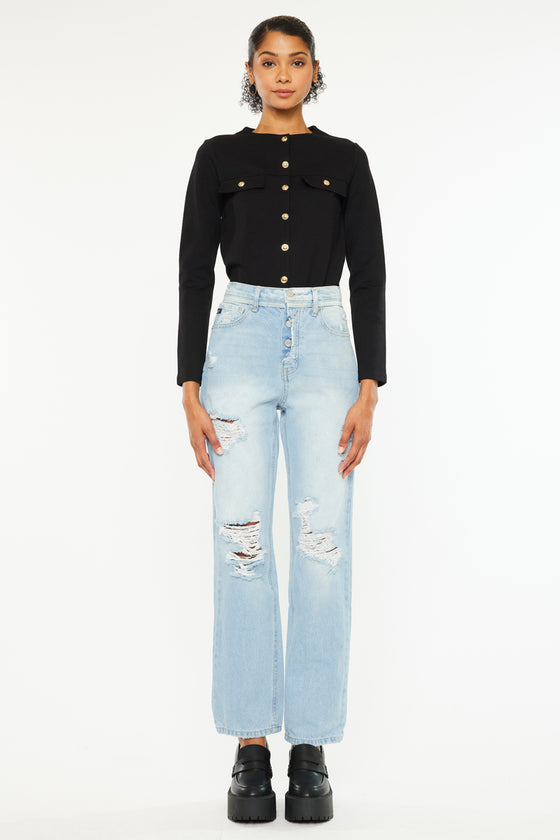 Paula 90's Straight Fit Leg Jeans