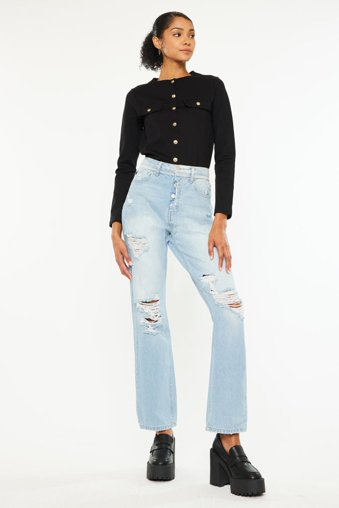 Paula 90's Straight Fit Leg Jeans