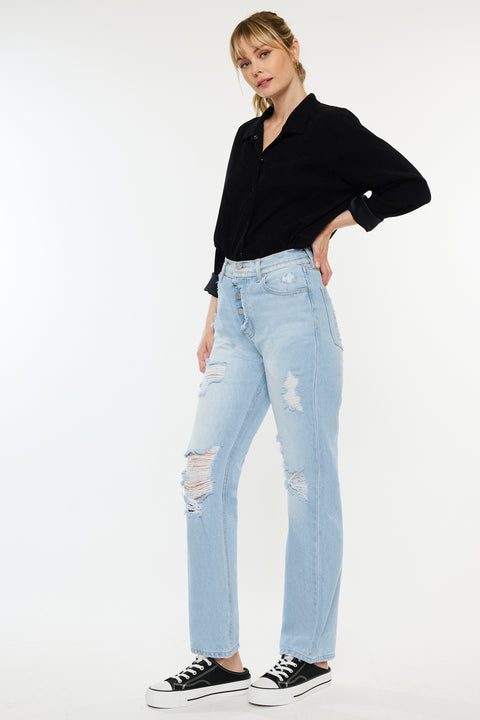 Paula 90's Straight Fit Jeans - Official Kancan USA