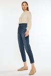 Thalia Ultra High Rise Belted Mom Jeans