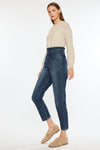 Thalia Ultra High Rise Belted Mom Jeans