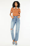 Laila High Rise 90's Straight Leg Jeans