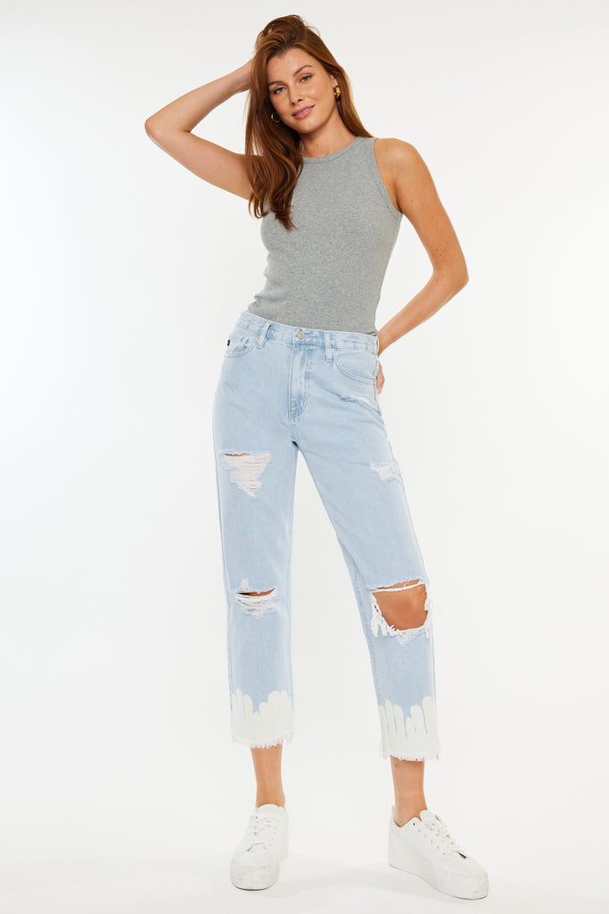 Harmony High Rise Straight Leg Jeans - Official Kancan USA