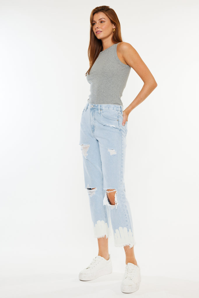 Harmony High Rise Straight Leg Jeans - Official Kancan USA