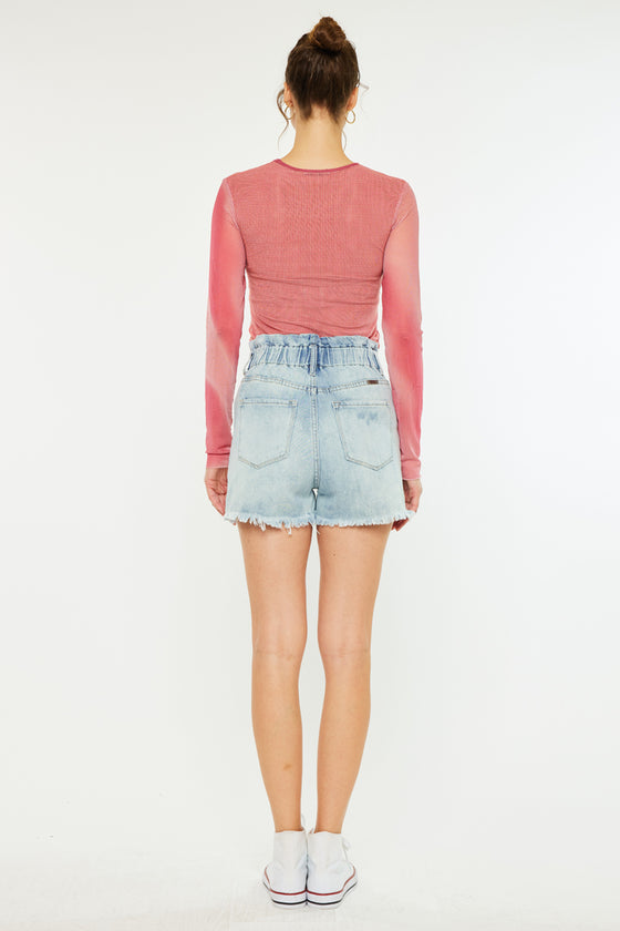 Daelyn Ultra High Rise PaperBag Shorts