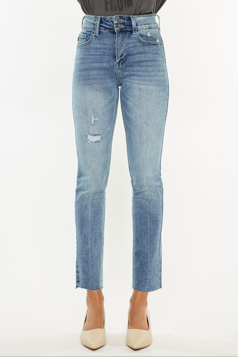 Carson High Rise Cigarette Leg Jeans - Official Kancan USA