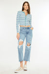 Rania High Rise Straight Leg Jeans