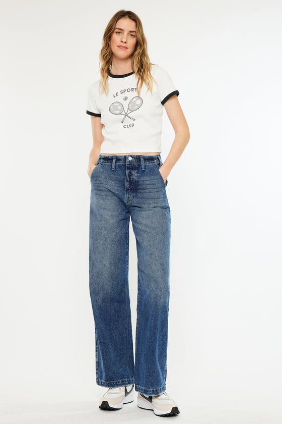 Sterling High Rise 90's Wide Leg Jeans