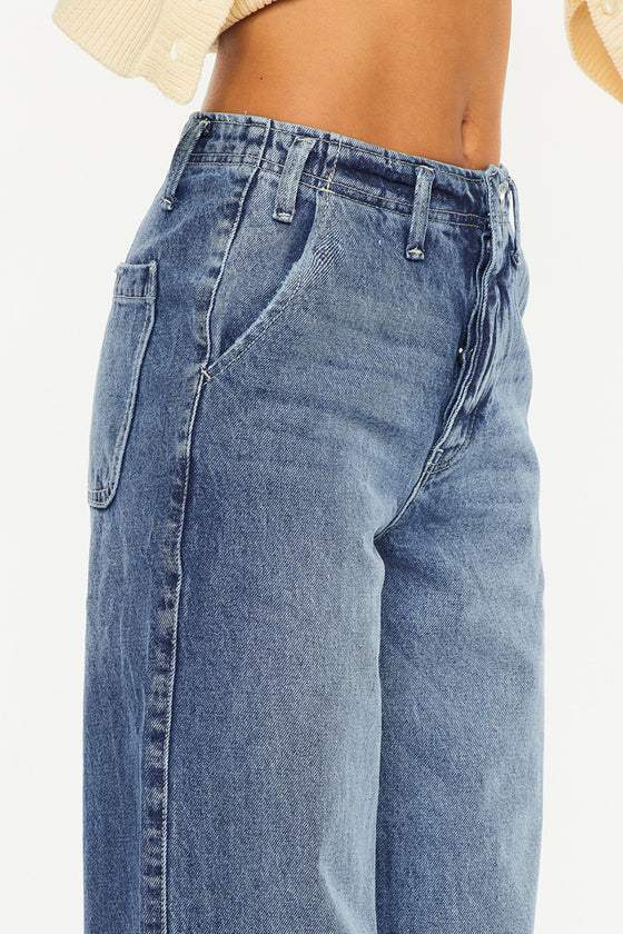 Sterling High Rise 90's Wide Leg Jeans - Official Kancan USA