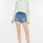 Reene High Rise Ruffle Hem Shorts - Official Kancan USA