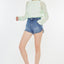 Reene High Rise Ruffle Hem Shorts - Official Kancan USA