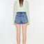 Reene High Rise Ruffle Hem Shorts - Official Kancan USA