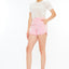 Reene High Rise Ruffle Hem Shorts - Official Kancan USA