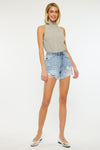 Sheila  High Rise Mom Shorts