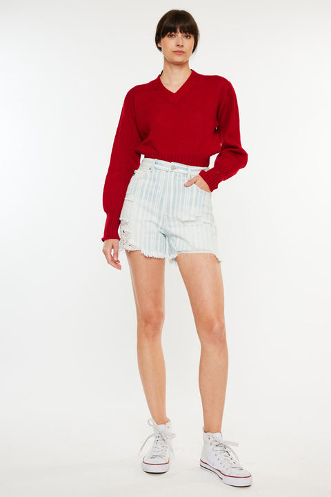 Viola Ultra High Rise 90's Boyfriend Shorts - Official Kancan USA