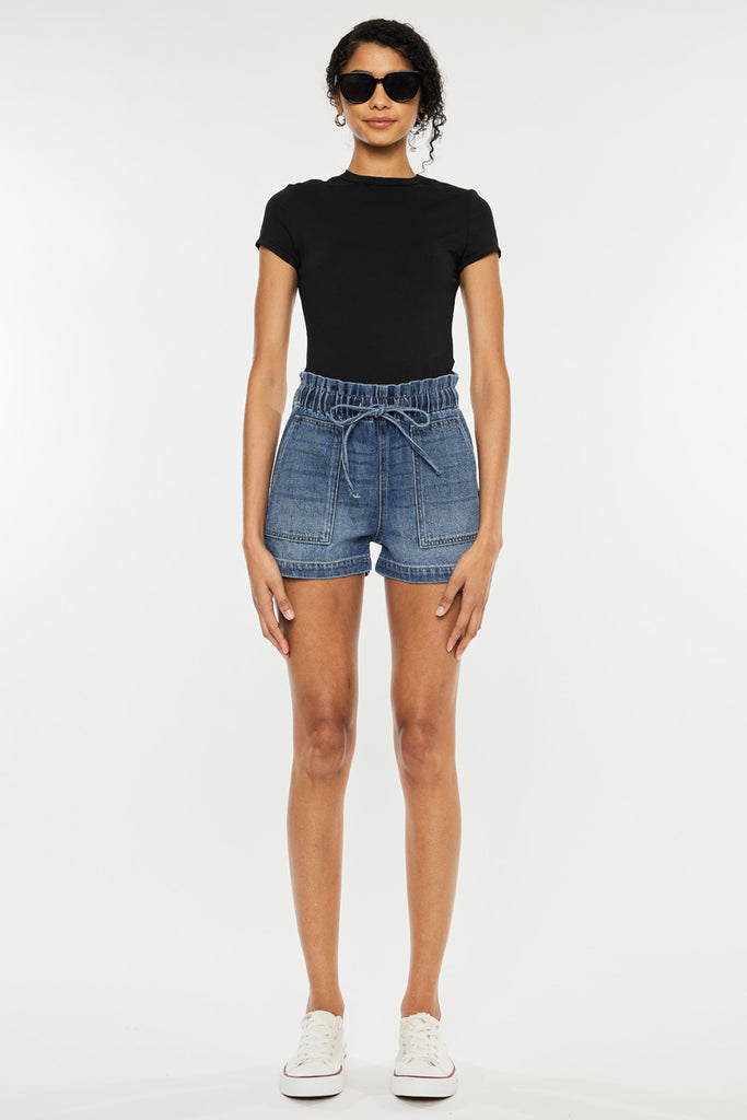 Maisy Ultra High Paper Bag Shorts - Official Kancan USA