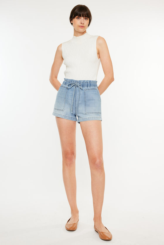 Maisy Ultra High Paper Bag Shorts - Official Kancan USA