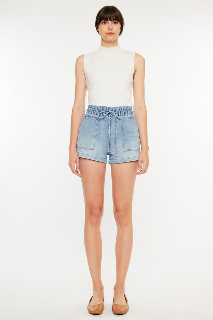 Maisy Ultra High Paper Bag Shorts - Official Kancan USA