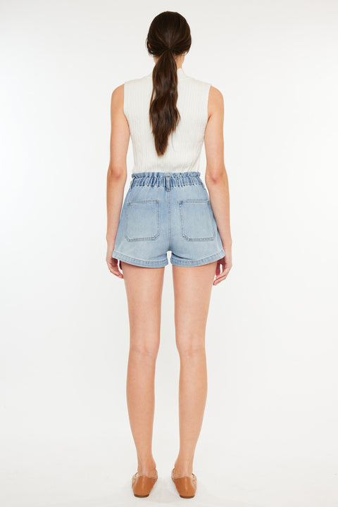 Maisy Ultra High Paper Bag Shorts - Official Kancan USA