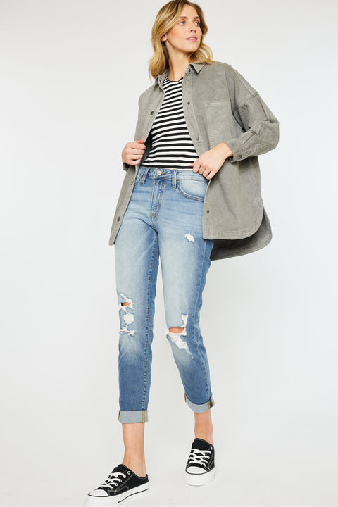 Claire Oversized Shirt Jacket - Official Kancan USA