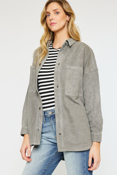 Claire Oversized Shirt Jacket - Official Kancan USA