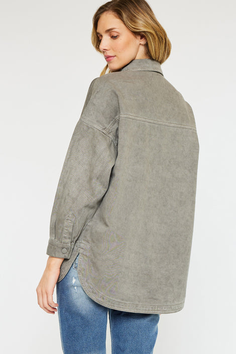 Claire Oversized Shirt Jacket - Official Kancan USA