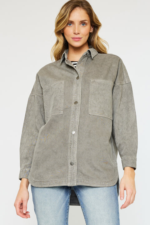 Claire Oversized Shirt Jacket - Official Kancan USA