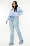 Doreen Mid Rise Y2K Bootcut Jeans (Plus Size)