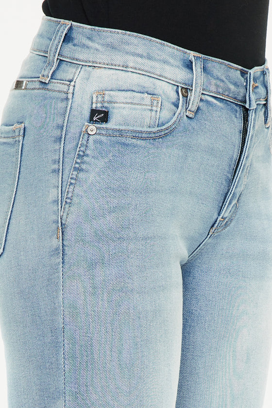 Lilybeth Mid Rise Y2K Bootcut Jeans (Petite) - Official Kancan USA