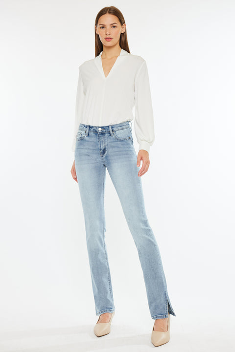 Nadia Mid Rise Y2K Bootcut Jeans