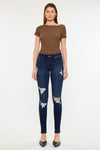 Saskia Mid Rise Super Skinny Jeans