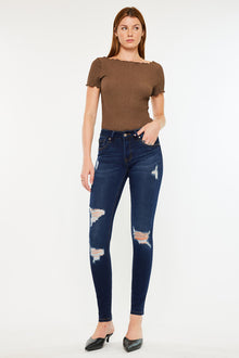  Saskia Mid Rise Super Skinny Jeans