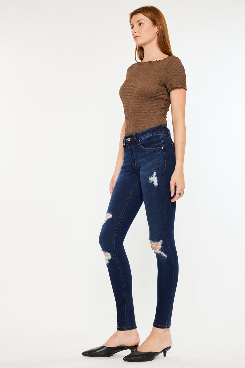 Saskia Mid Rise Super Skinny Jeans – Official Kancan USA