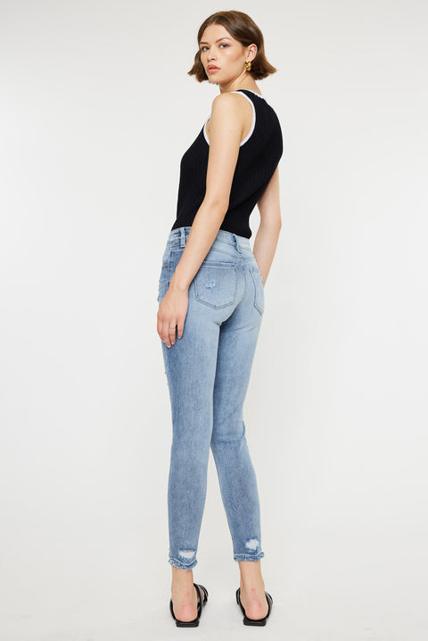 Eden Mid Rise Ankle Skinny Jeans - Official Kancan USA