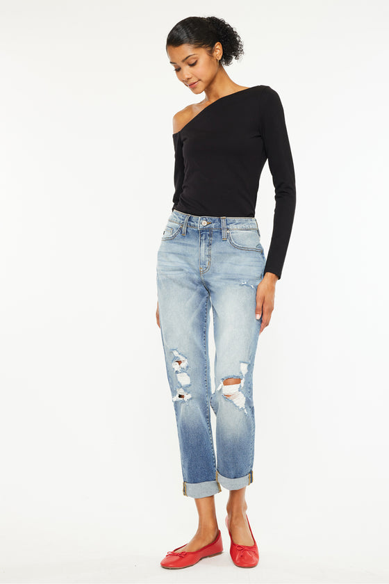 Euphoria High Rise Boyfriend Jeans