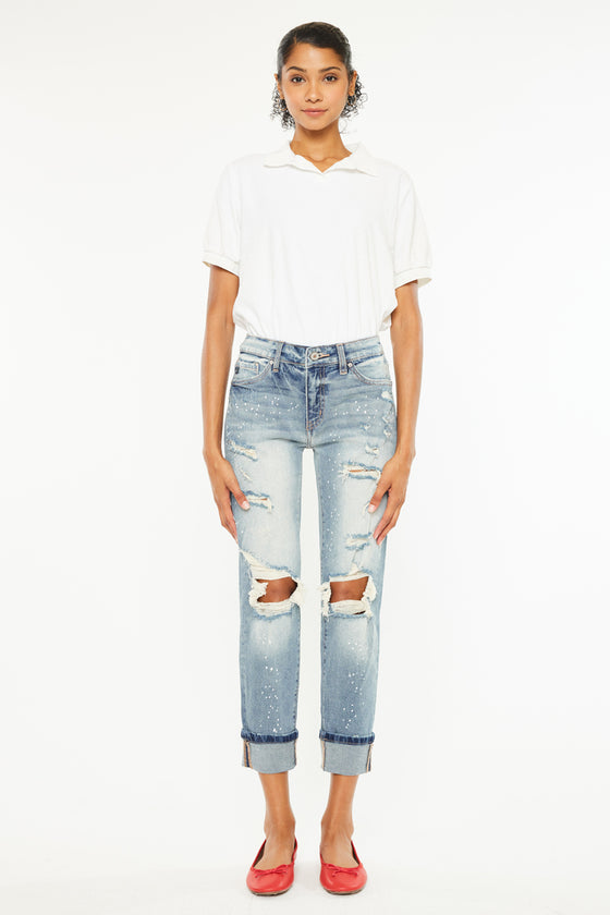 Shelly High Rise Boyfriend Jeans