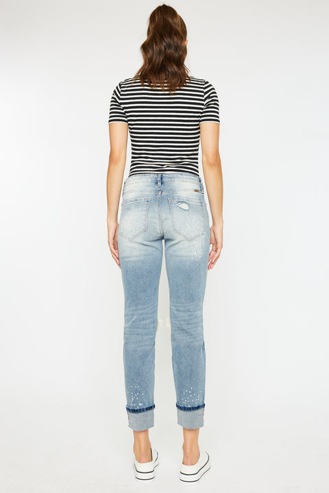 Shelly High Rise Boyfriend Jeans - Official Kancan USA